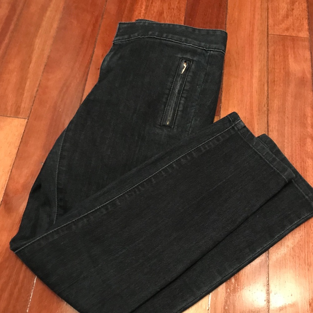 Ann Taylor LOFT Modern Crop Denim Trouser